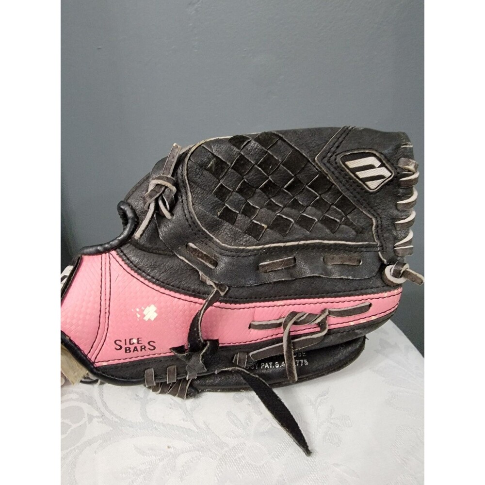 Mizuno 10 Inch Pink And Black Youth Softball Glove